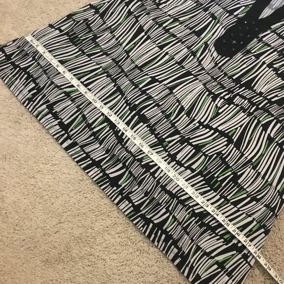 Surreal Warped Book Shelf Black Rhinestone Tunic Blouse - Picture 14 of 16